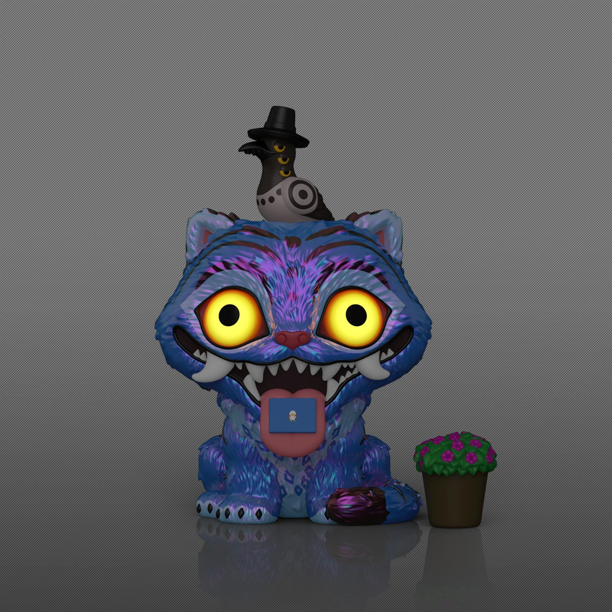 KPop Demon Hunters POP! Animation Vinyl Figure Tiger w/Bird 9 cm